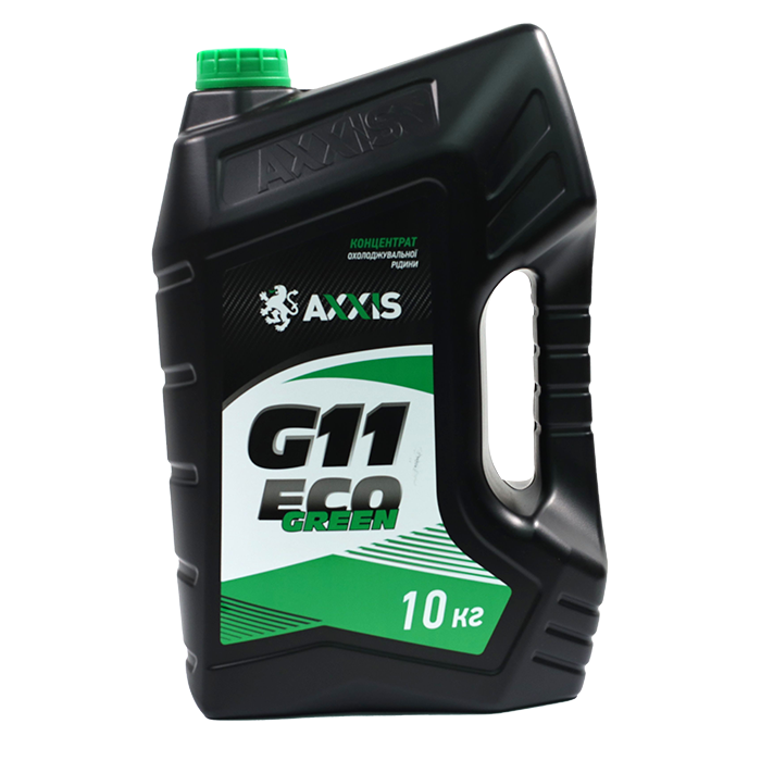 Антифриз концентрат ECO-80C GREEN G11 10кг <AXXIS>